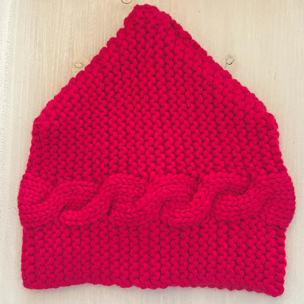 Wool Cable Knit Beanie