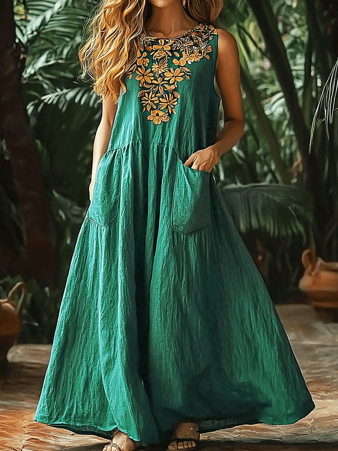 Women's Bohemian Vintage Casual Dress