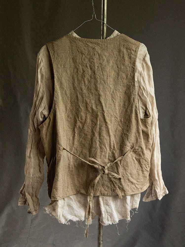 Men's Classic Linen Blend Vintage Vest