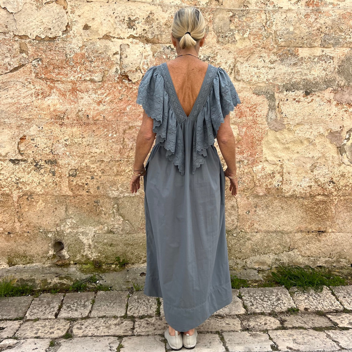 Faune Camelia Dress Cornflower Blue