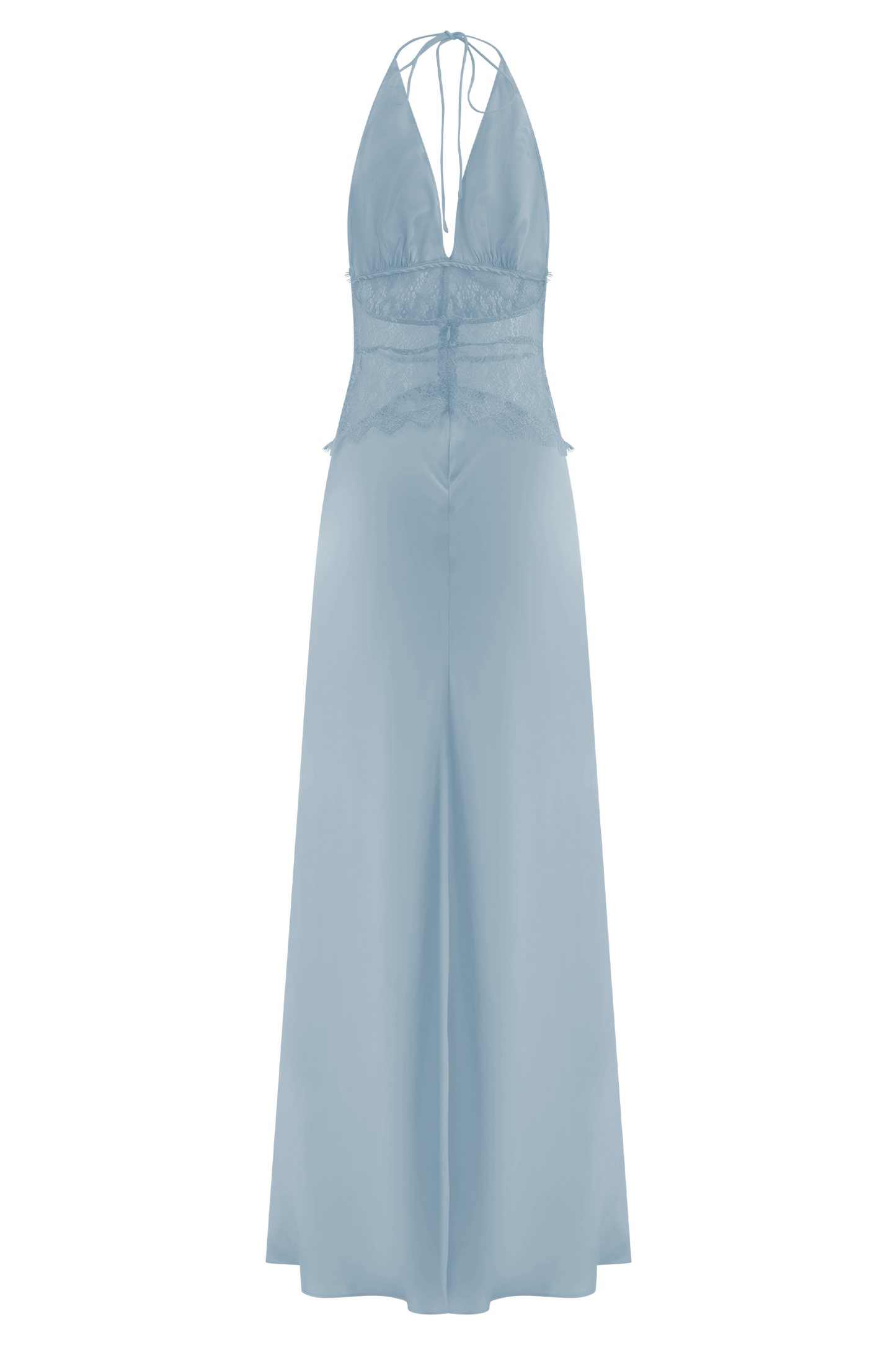 Dinah Lace And Satin Maxi Dress