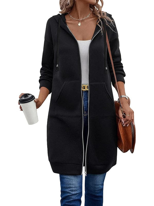 Women's Casual Zip up Fleece Hoodies