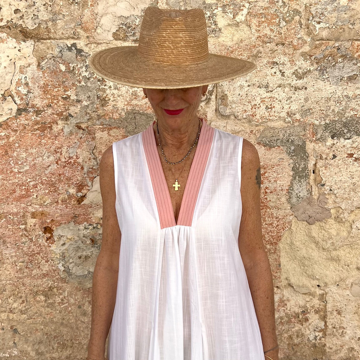 Cleo Sleeveless Cotton Dress