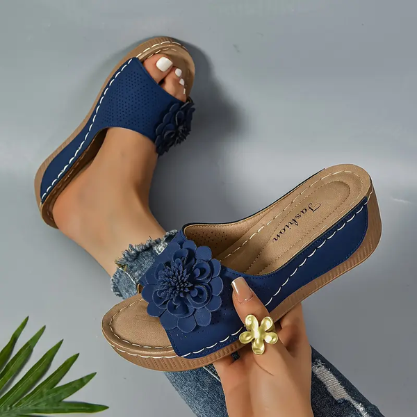 Women's Wedge Peep-Toe Open-Toe Sandals
