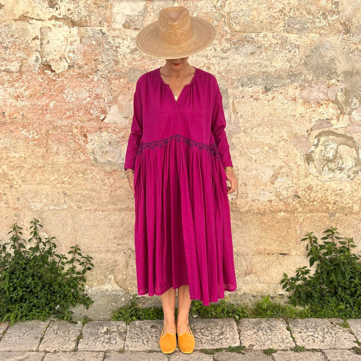 Runaway Bicycle Ana Embroidered Dress