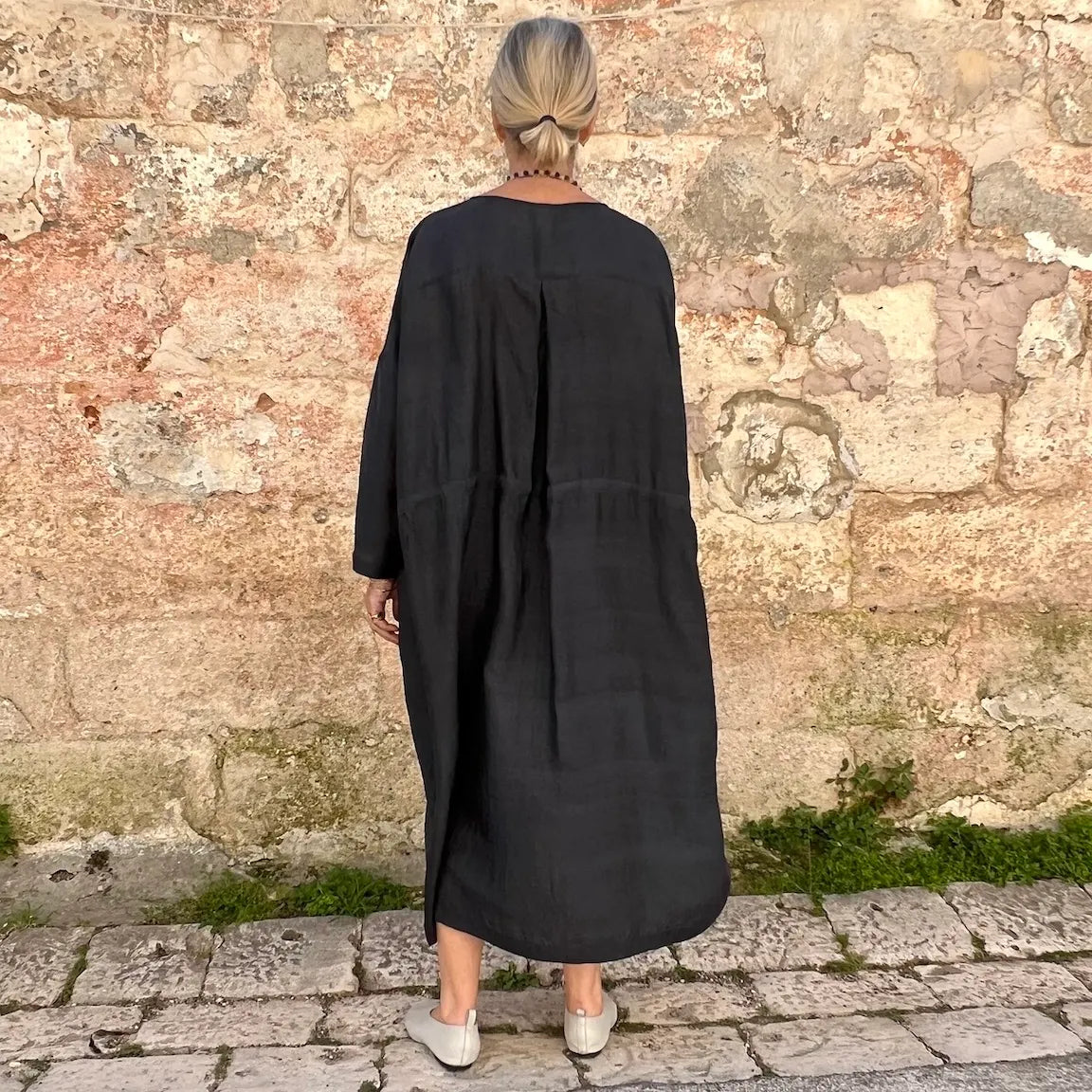 Runaway Bicycle Big Silk Dress