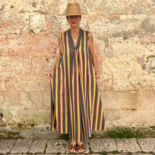 Cleo Sleeveless Cotton Dress