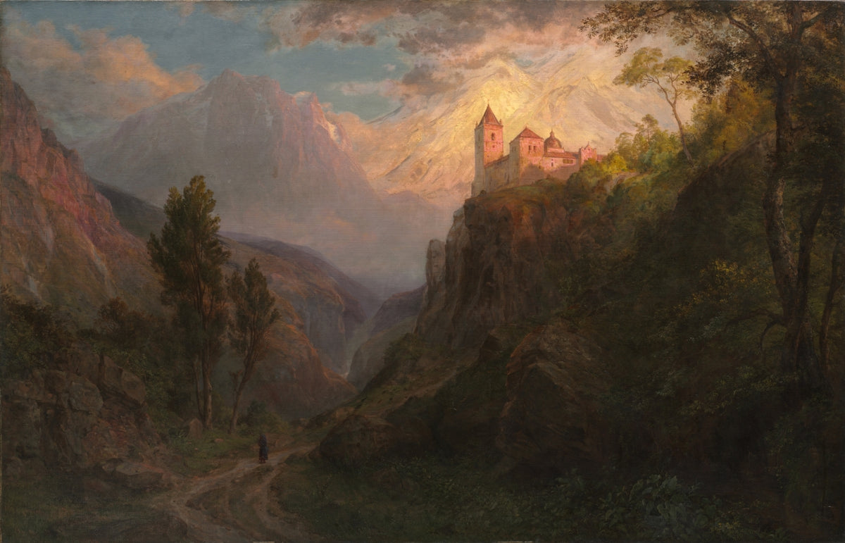 The Monastery of San Pedro Our Lady of the Snows by Frederic Edwin Church (American, 1826–1900) - Classic Art canvas print