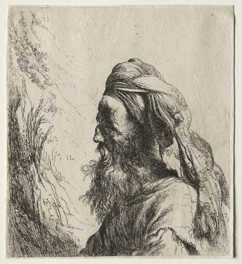 Head of an Oriental by Jan Lievens (Dutch, 1607–1674) - Classic Painting canvas print