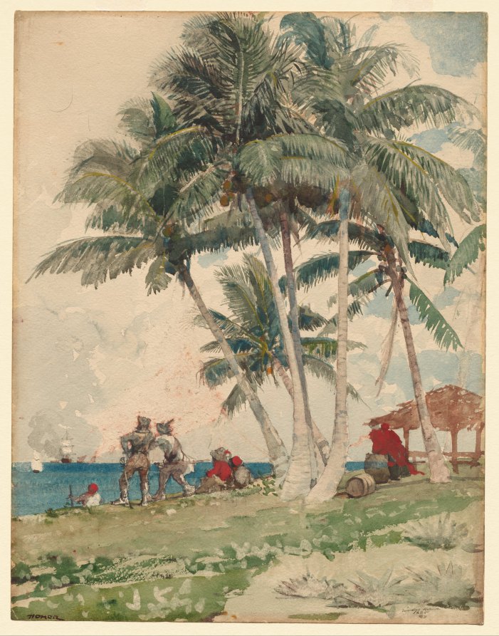 The Buccaneers by Winslow Homer (American, 1836–1910) - Classic Painting canvas print