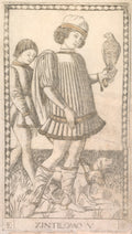 Gentleman from the Tarocchi series E Conditions of Man, 5 by Master of the E-Series Tarocchi (Italian, active 1460s) - Classic Art canvas print