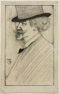 James McNeill Whistler by Ernest Haskell (American, 1876–1925) - Classic Painting canvas print