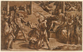 The Martyrdom of St. Peter and St. Paul by Antonio da Trento (Italian, c. 1508–c. 1550) - Classic Art canvas print