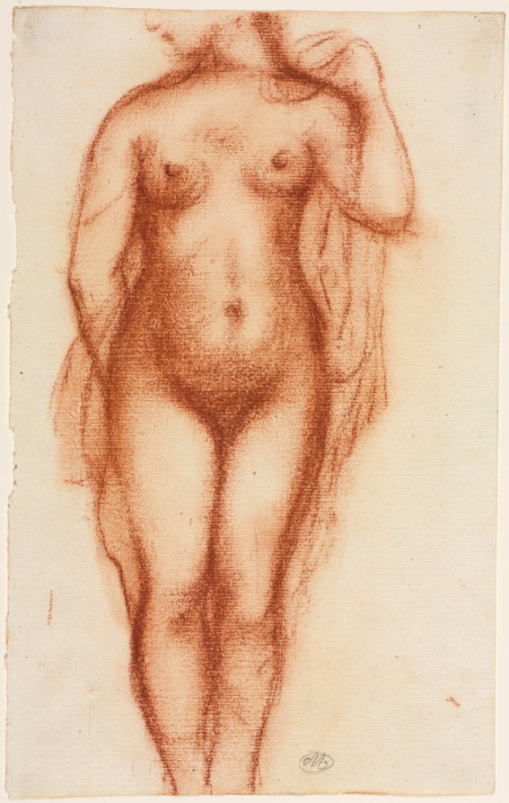 Nude Woman Standing by Aristide Maillol (French, 1861–1944) - Classic Painting canvas print