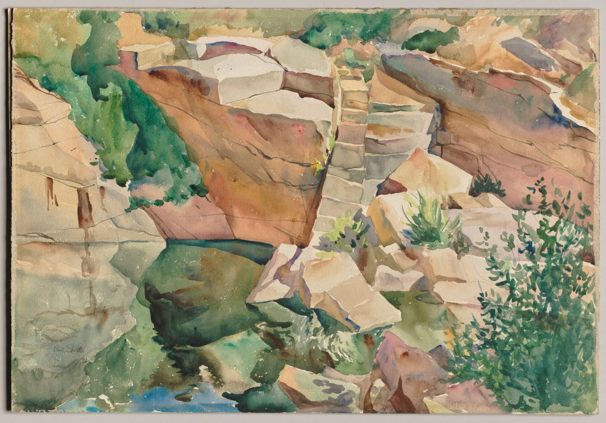 Quarry Reflections by Paul Shively (American, 1897–1987) - Classic Painting canvas print