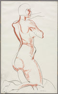 Nude Figure by William Sommer (American, 1867–1949) - Classic Painting canvas print