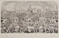 The Drinking Customs of Society or Worship of Bacchus by George Cruikshank (British, 1792–1878) - Classic Art canvas print