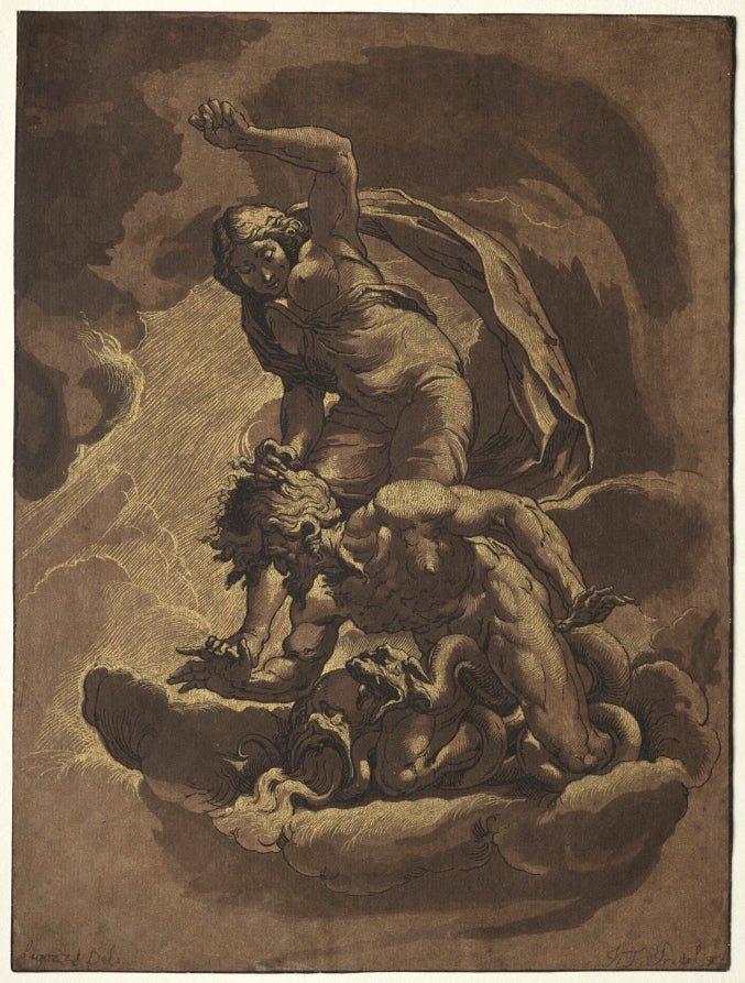 The Triumph of Truth over Envy, Plate 24 by Maria Catharina Prestel (German, 1747–1794) - Classic Art canvas print