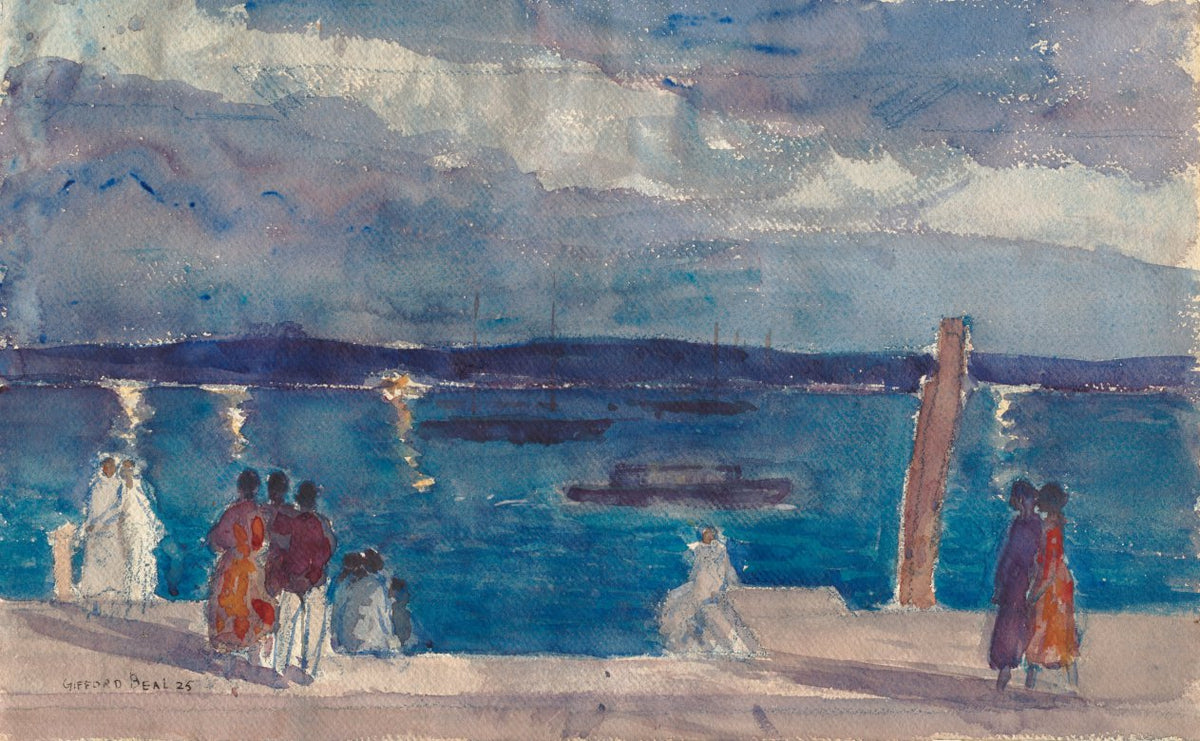 Twilight by Gifford Beal (American, 1879–1956) - Classic Painting canvas print