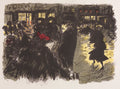 The Square at Evening by Pierre Bonnard (French, 1867–1947) - Classic Painting canvas print