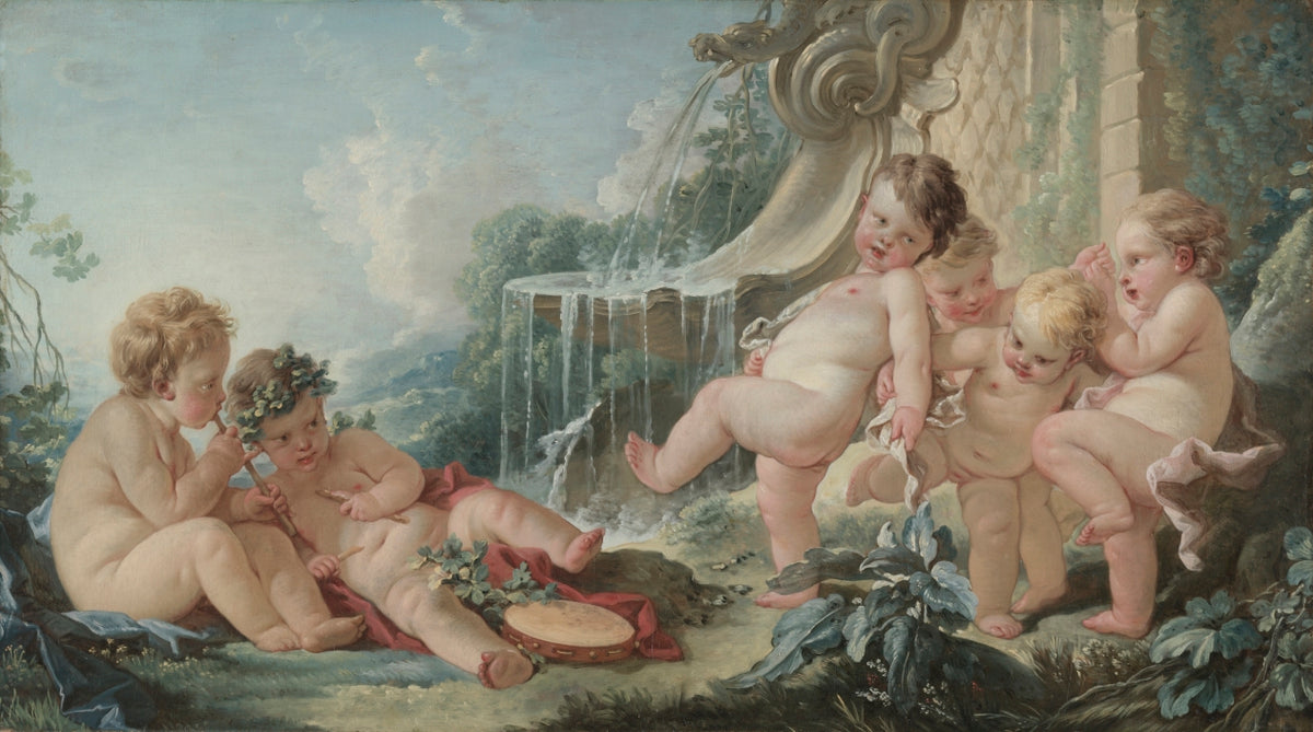 Music and Dance by François Boucher (French, 1703–1770) - Classic Art canvas print