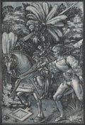 The Knight and  Lansquenet by Hans Wechtlin (German, 1480/85–after 1526) - Classic Painting canvas print