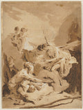 The Last Communion of St. Jerome by Giovanni Battista Tiepolo (Italian, 1696–1770) - Classic Painting canvas print