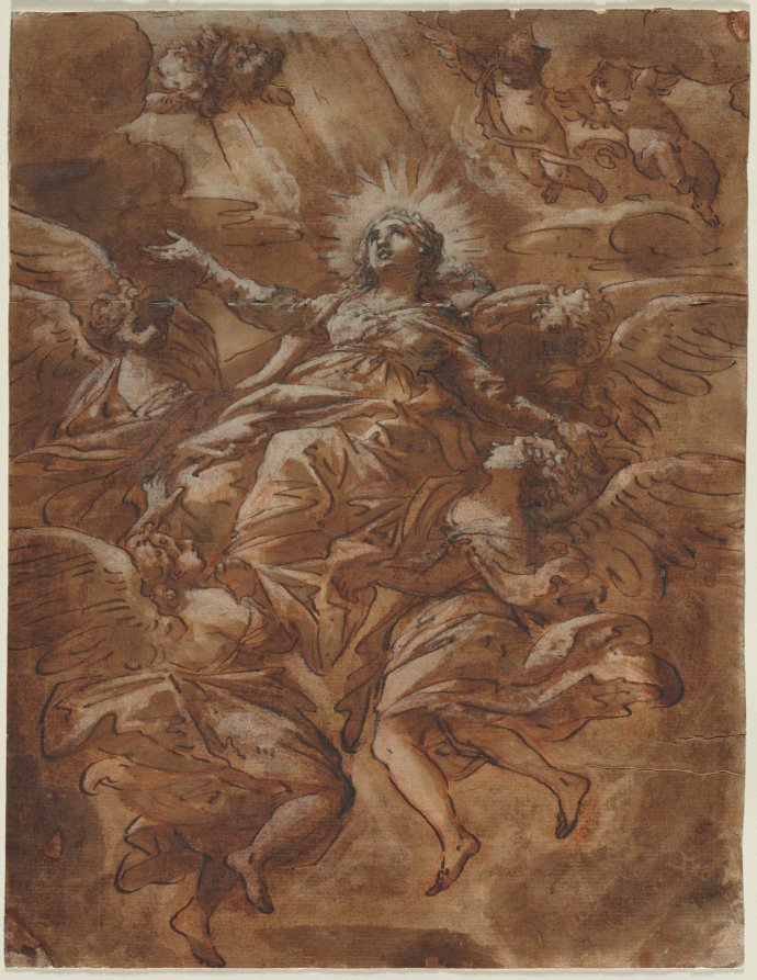 Assumption of the Virgin by  - Classic Painting canvas print