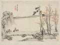 Landscape Album in Various Styles Traveling in Autumn Mountains by Zha Shibiao (Chinese, 1615–1698) - Classic Art canvas print