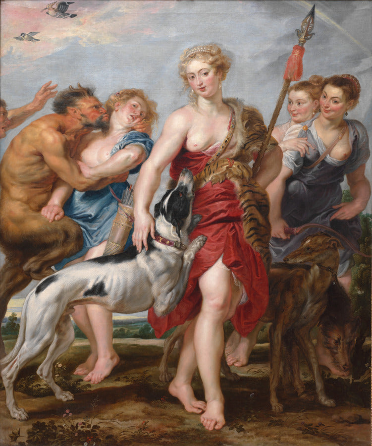 Diana and Her Nymphs Departing for the Hunt by Peter Paul Rubens (Flemish, 1577–1640) - Baroque canvas print