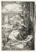 The Virgin and Child with the Pear by Albrecht Dürer (German, 1471–1528) - Classic Art canvas print