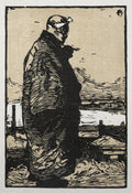 Fisherman by Yamamoto Kanae (Japanese, 1882–1946) - Classic Painting canvas print