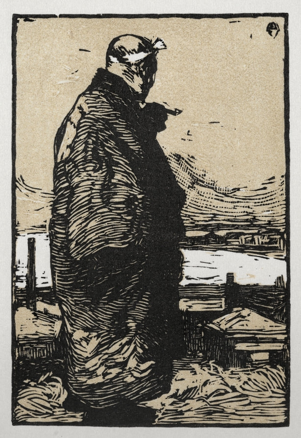 Fisherman by Yamamoto Kanae (Japanese, 1882–1946) - Classic Painting canvas print