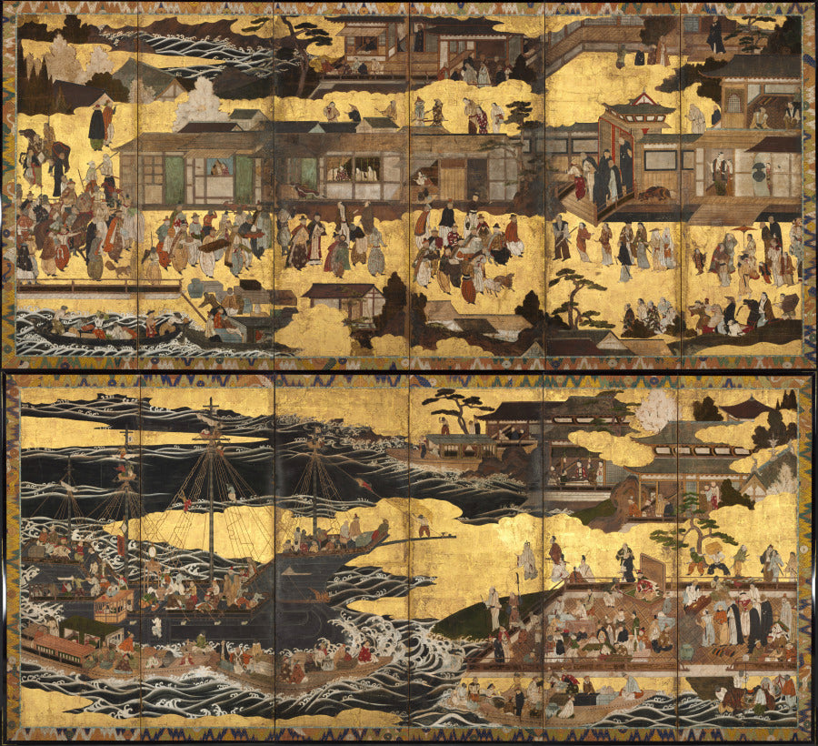 Arrival of the Southern Barbarians by  - Classic Art canvas print
