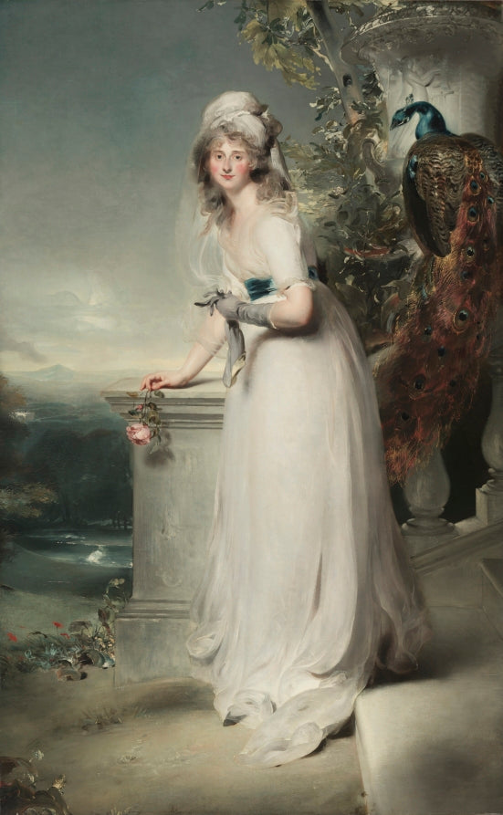 Portrait of Catherine Grey, Lady Manners by Thomas Lawrence (British, 1769–1830) - Classic Art canvas print