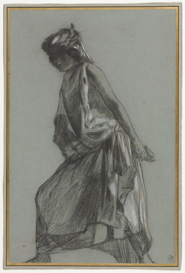 Arab Woman by Eugène Fromentin (French, 1820–1876) - Classic Painting canvas print