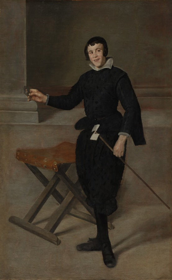 Portrait of the Jester Calabazas by Diego Velázquez (Spanish, 1599–1660) - Classic Art canvas print