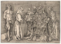 The Six Saints by Niccolo Boldrini (Italian, c. 1500–after 1566) - Classic Painting canvas print