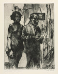 In the Studio by Lovis Corinth (German, 1858–1925) - Classic Painting canvas print