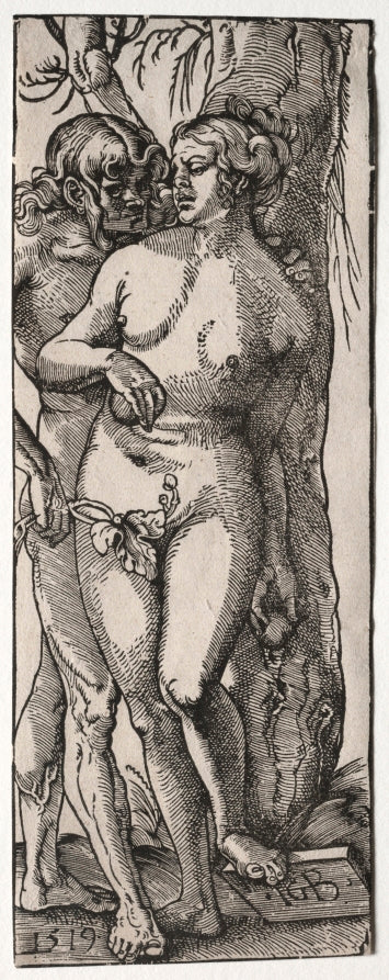 Adam and Eve by Hans Baldung (German, 1484/85–1545) - Classic Painting canvas print