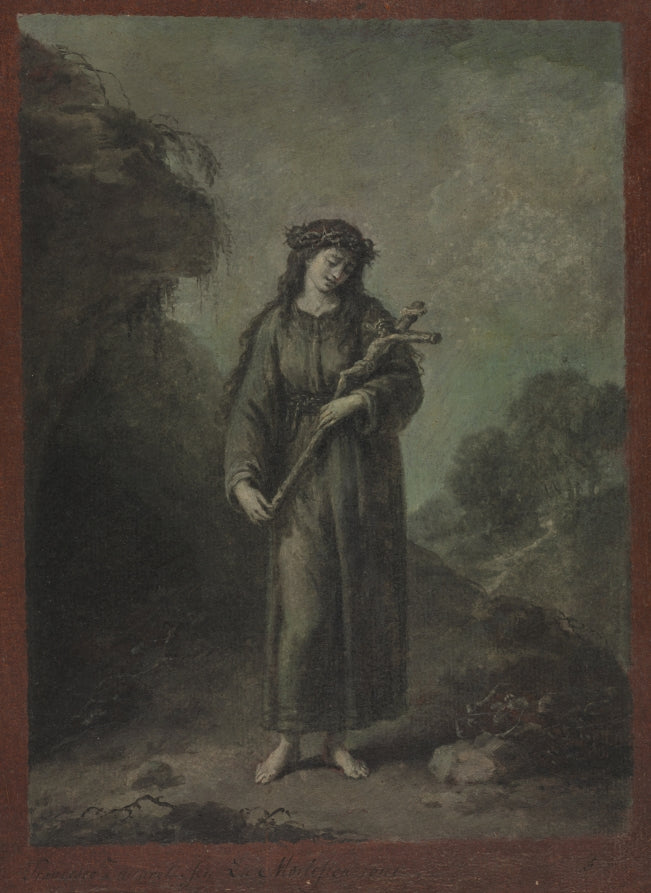 The Mortification by Francesco Zuccarelli (Italian, 1702–1788) - Classic Painting canvas print