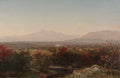 An October Day in the White Mountains by John Frederick Kensett (American, 1816–1872) - Classic Art canvas print