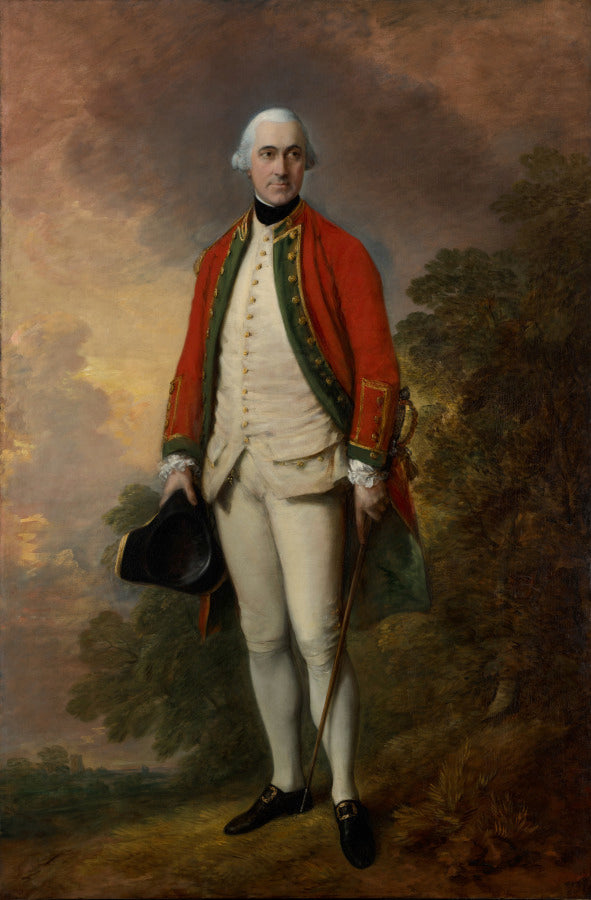 Portrait of George Pitt, First Baron Rivers by Thomas Gainsborough (British, 1727–1788) - Classic Art canvas print