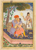 Lovers Embracing by  - Classic Art canvas print