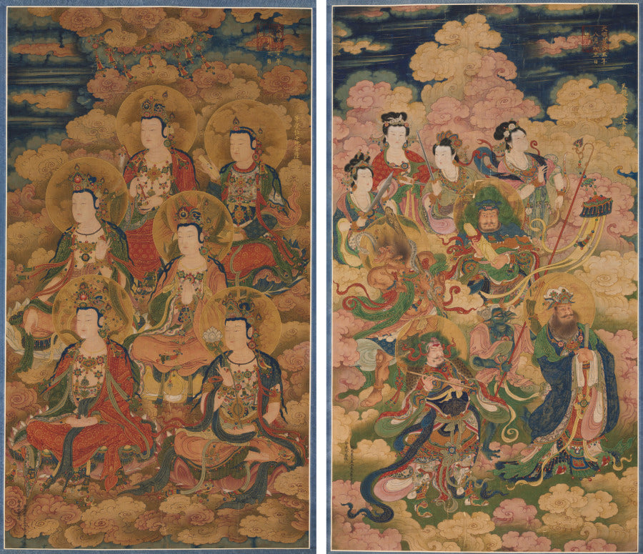 The Bodhisattvas of the Ten Stages in Attaining the Most Perfect Knowledge The Eight Hosts of Deva, Naga, and Yakshi by  - Classic Art canvas print