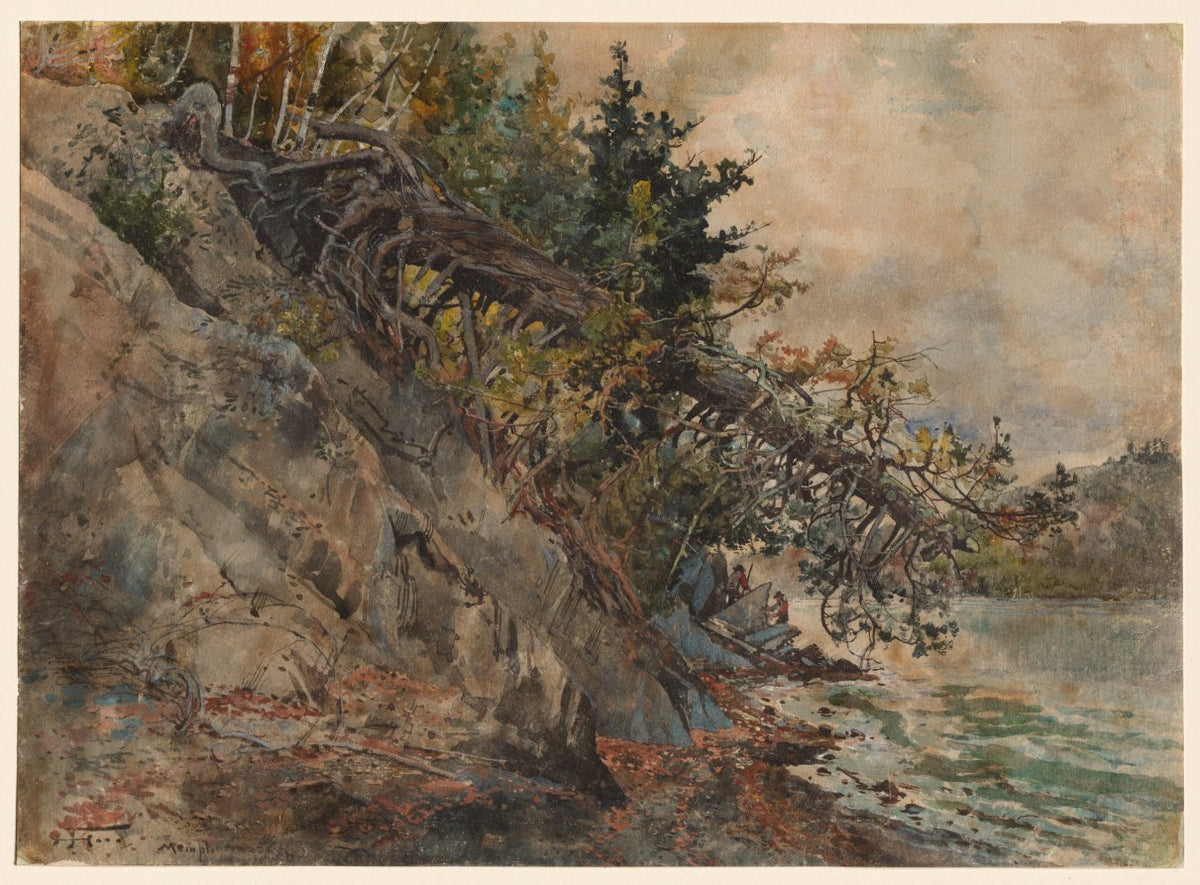 Lake Memphremagog by Harry Fenn (American, 1838/45–1911) - Classic Painting canvas print