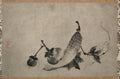 Cucumber and Eggplants by Yamada Dōan (Japanese, d. 1571) - Classic Art canvas print