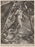 Bellona Leading the Armies of the Emperor against the Turks by Jan Muller (Dutch, 1571–1628) - Classic Art canvas print