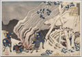 Poem by Minamoto no Muneyuki from the series One Hundred Poems by One Hundred Poets Explained by the Nurse by Katsushika Hokusai (Japanese, 1760–1849) - Ukiyo-e canvas print