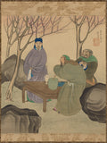 Oath of the Peach Garden, from Romance of the Three Kingdoms by Matsumura Goshun (Japanese, 1752–1811) - Classic Art canvas print
